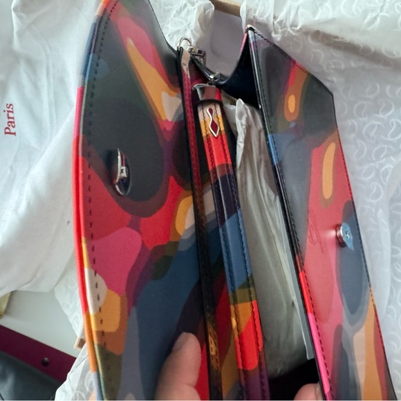 RARE ☀️ Christian Louboutin illusion clutch crossbody bag - Picture 6 of 10